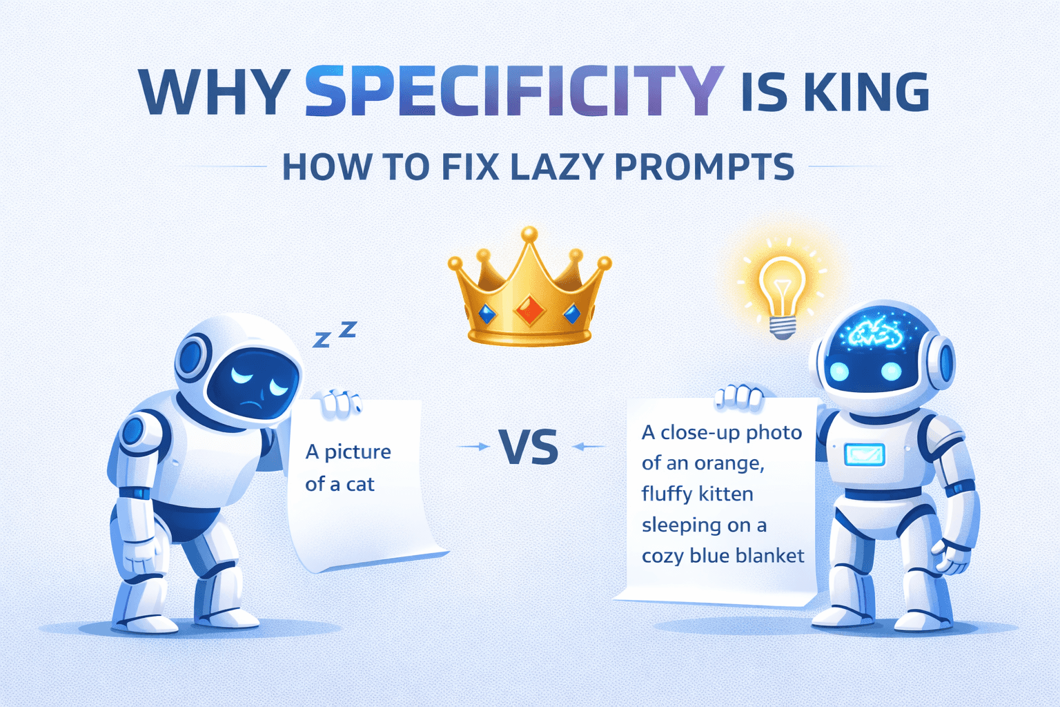 Why Specificity is King: How to Fix Lazy Prompts
