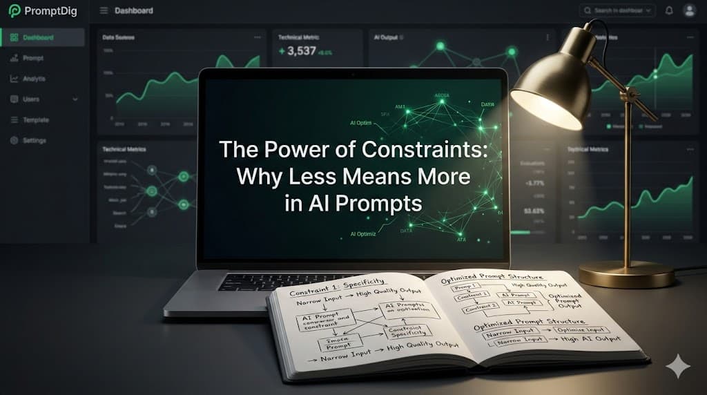 The Power of Constraints: Why "Less" Means "More" in AI Prompts