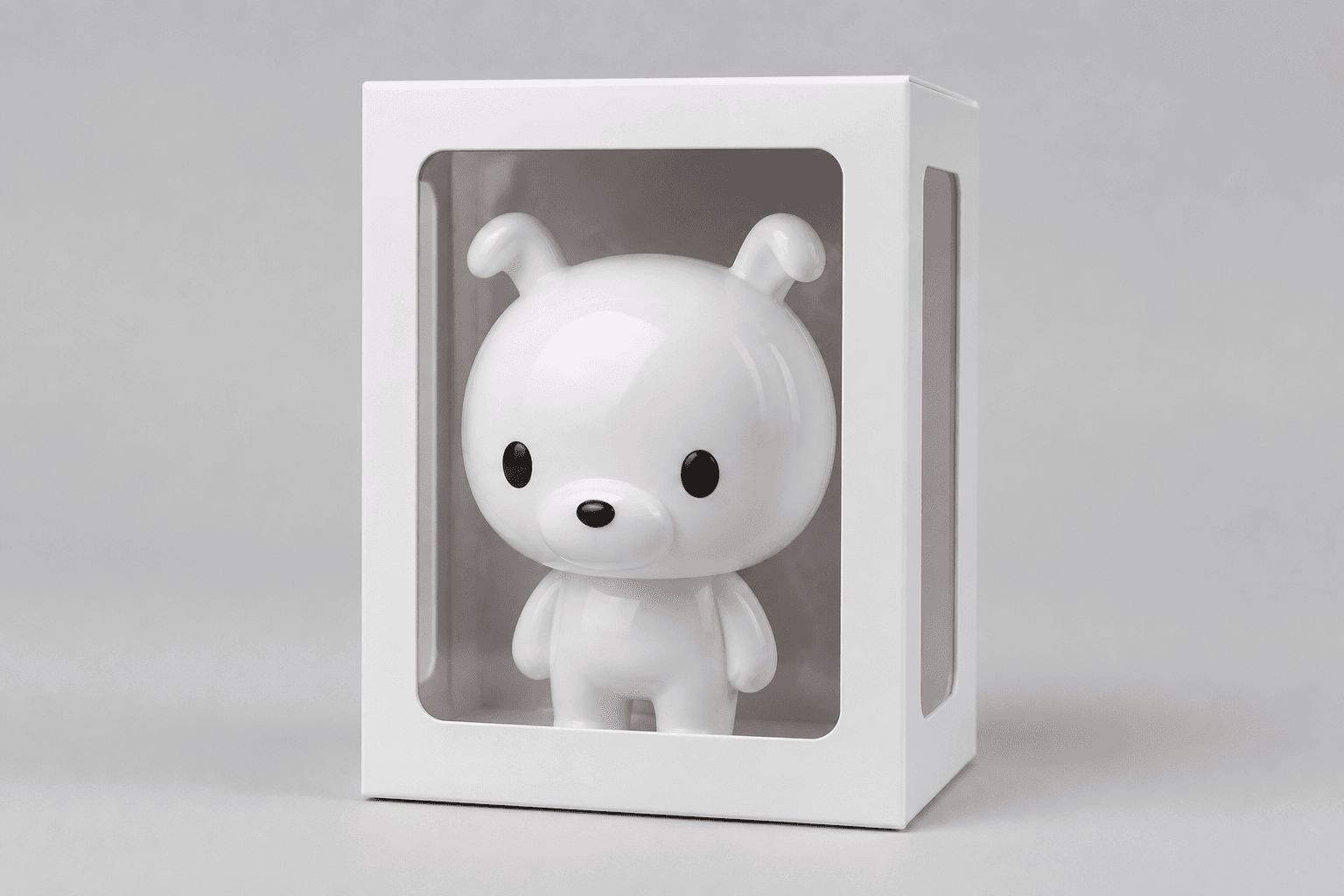 Designer Vinyl Toy Product-Shot Compiler 1:1 from a Figure Brief (No Trademarked Brands) with example still