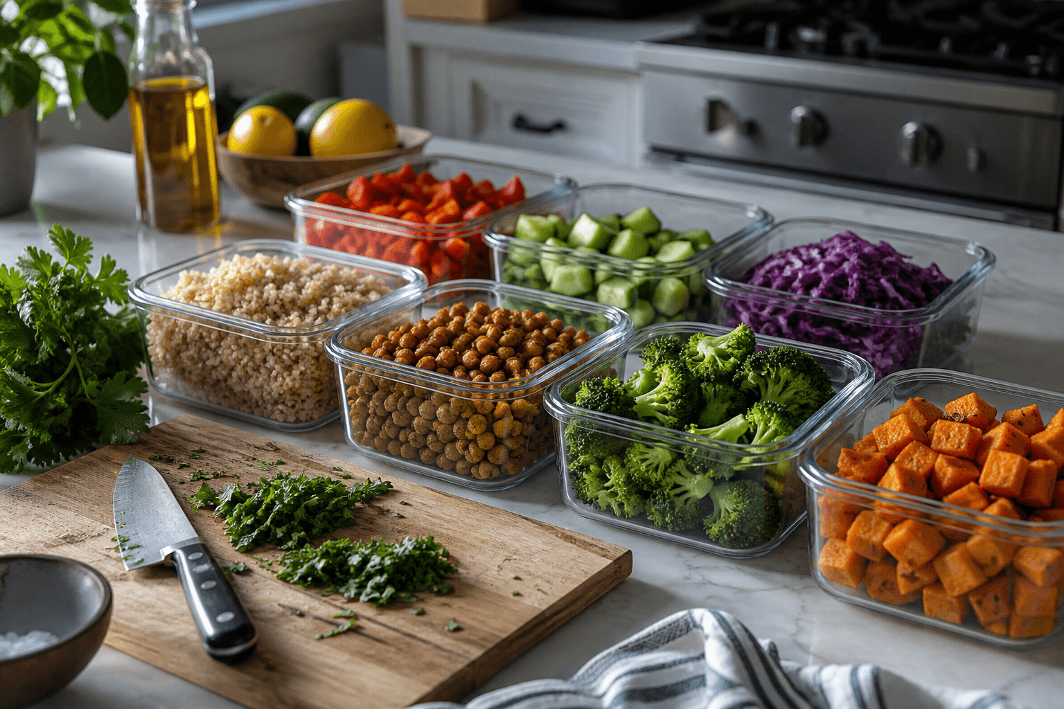 Meal-Prep Grocery Plan from Pantry and Macro Notes (No Invented Nutrition Facts) with example still