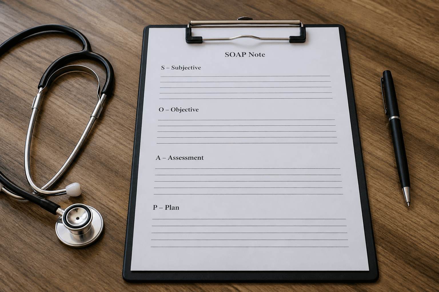 SOAP Note Organizer from De-identified Bullets (Not Medical Advice, No PHI) with example still