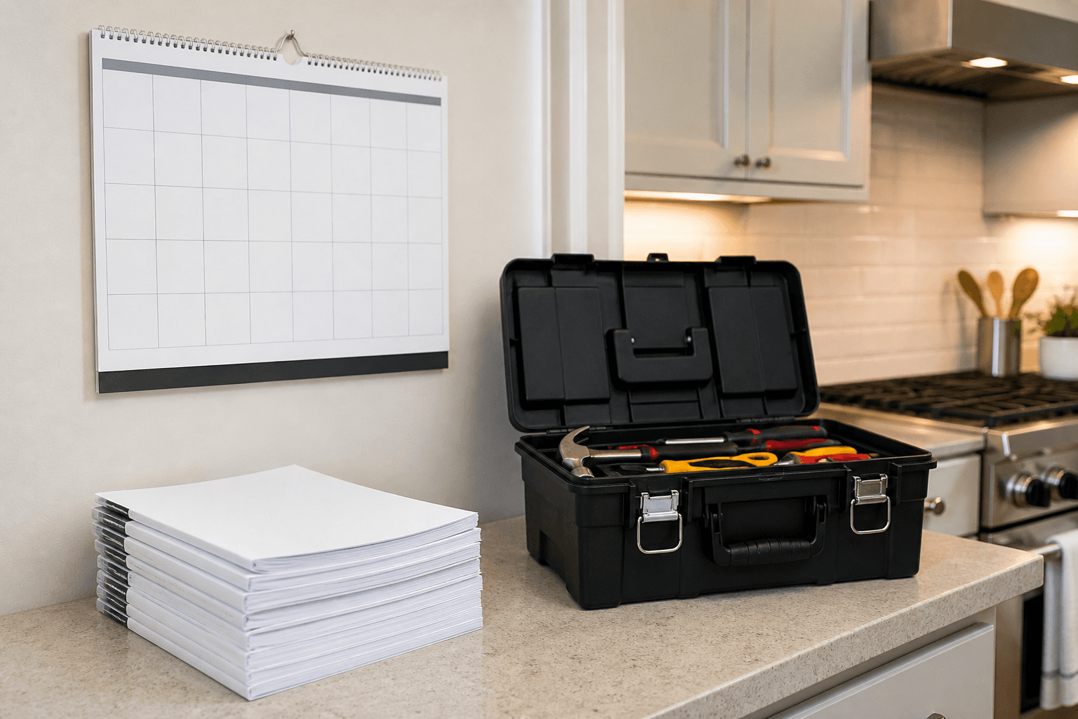 Home Maintenance Calendar from Appliance List (No Invented Specs)