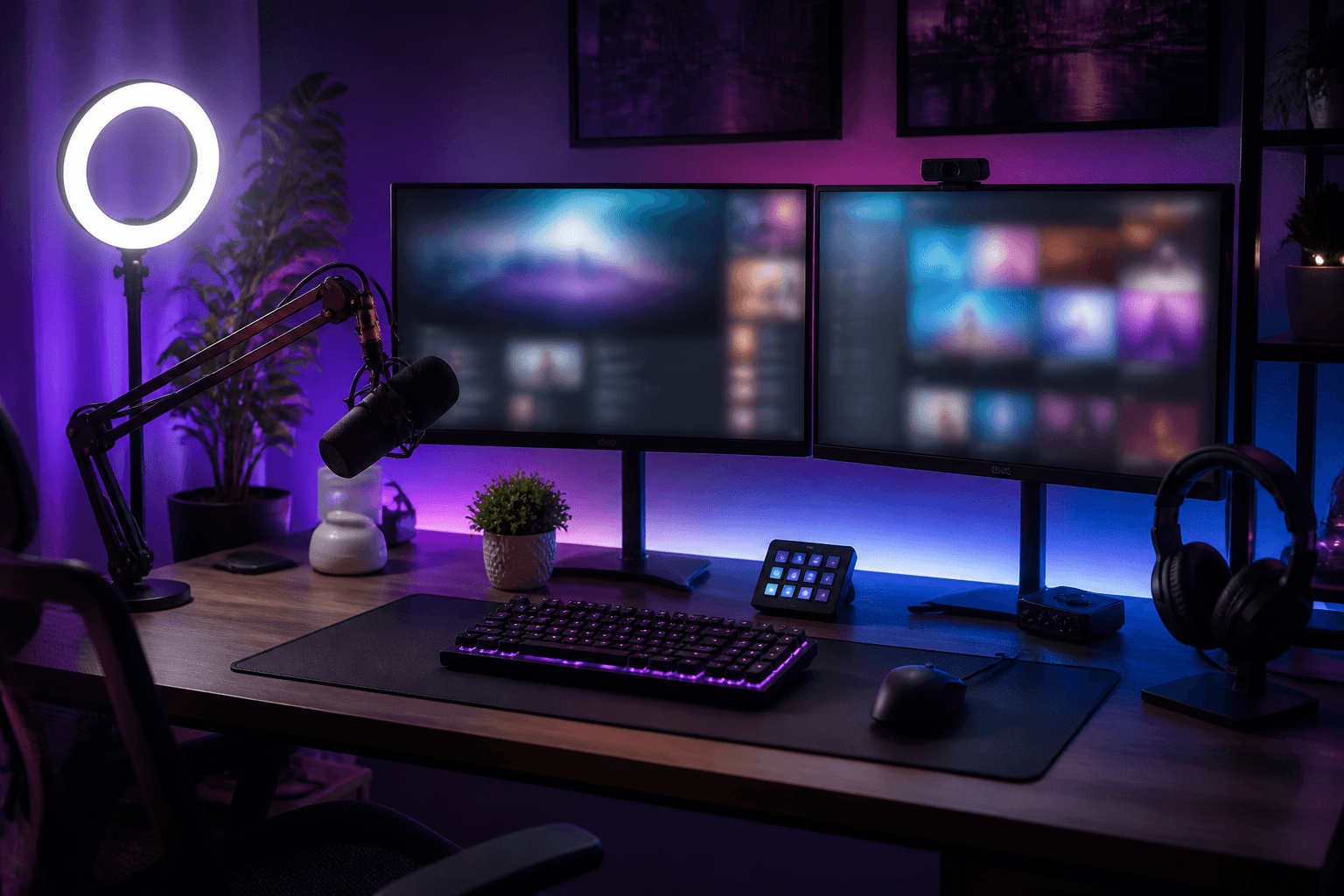 Twitch About and Panels from Creator Brief (Not Captions)