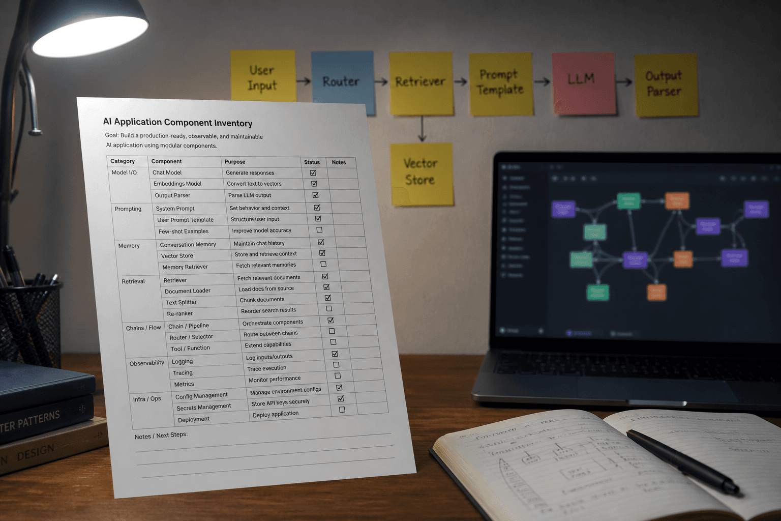 LangChain Chain Notes from Component Inventory (No Invented Endpoints)