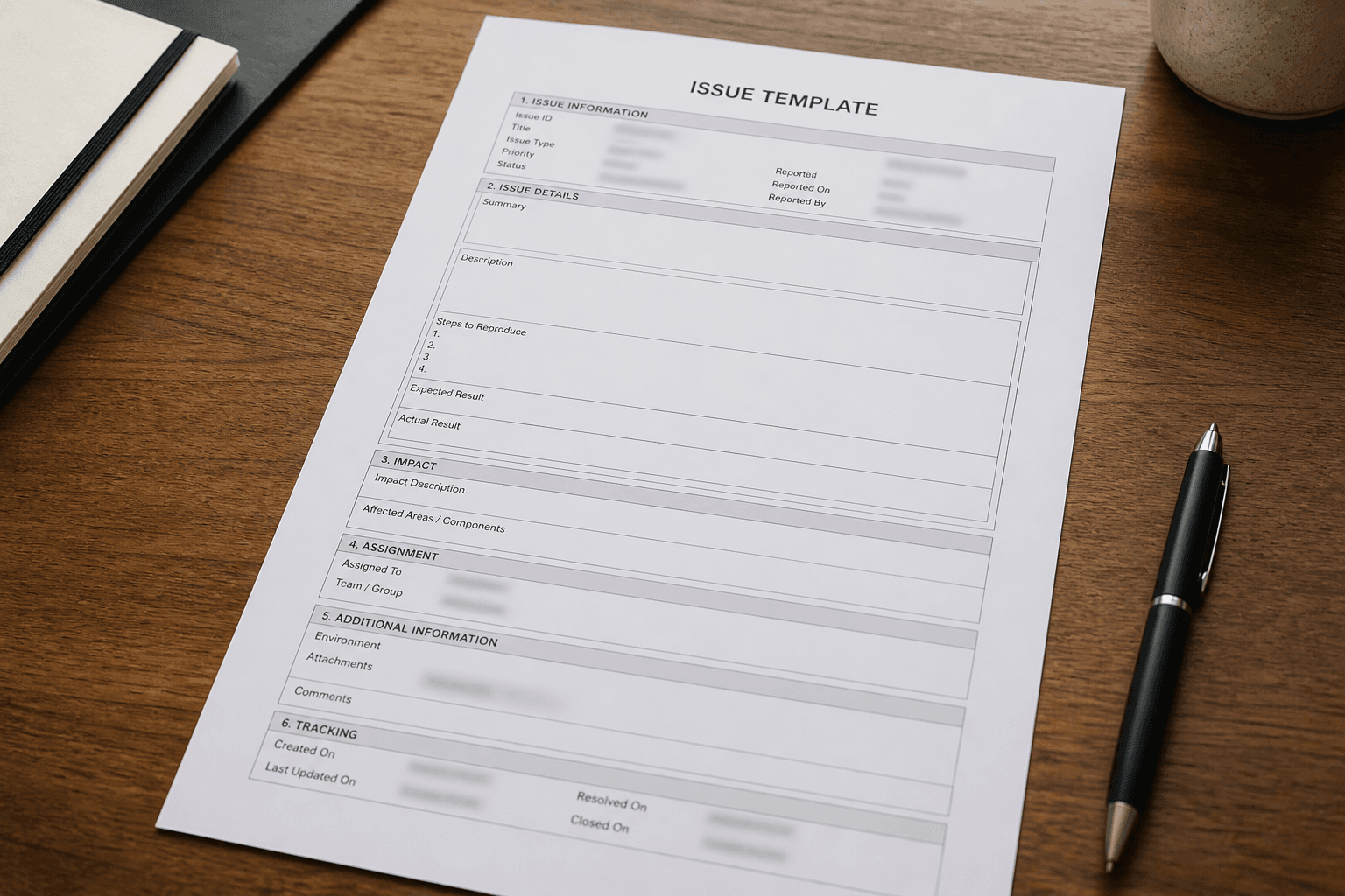 GitLab Issue Template from Workflow Brief (No Invented Assignees)