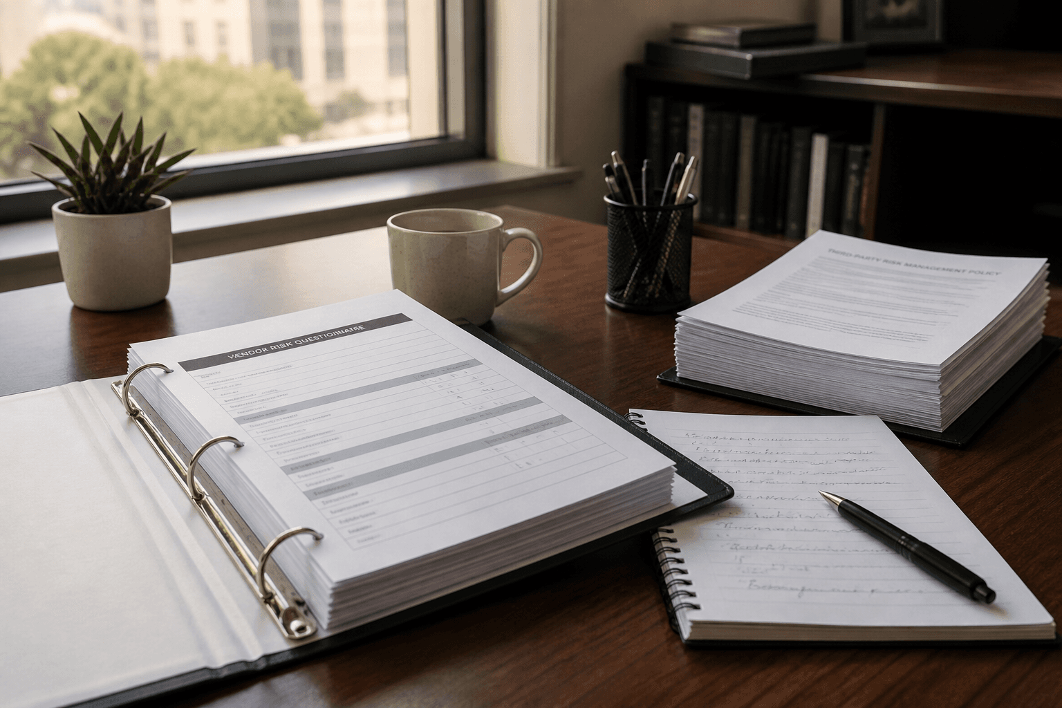 Vendor Risk Questionnaire Answers from Policy Notes (Not Legal Advice)