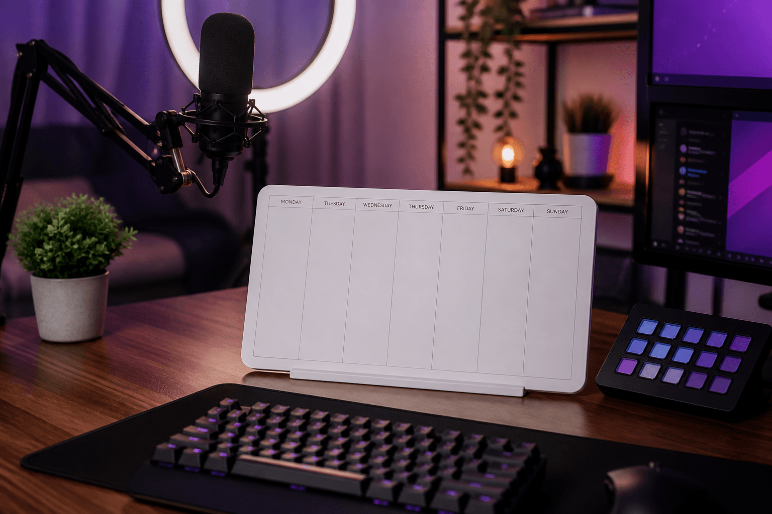 Twitch Stream Schedule Outline from Content Pillars (No Invented Viewers)