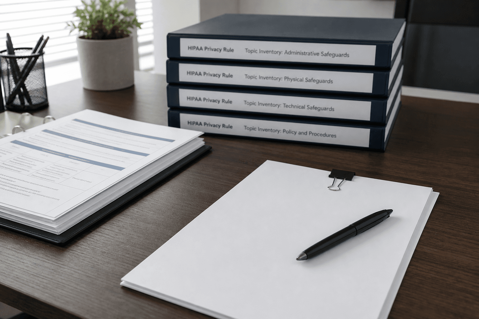 HIPAA Privacy Rule Training Outline from Topic Inventory (Not Legal/Medical Advice)