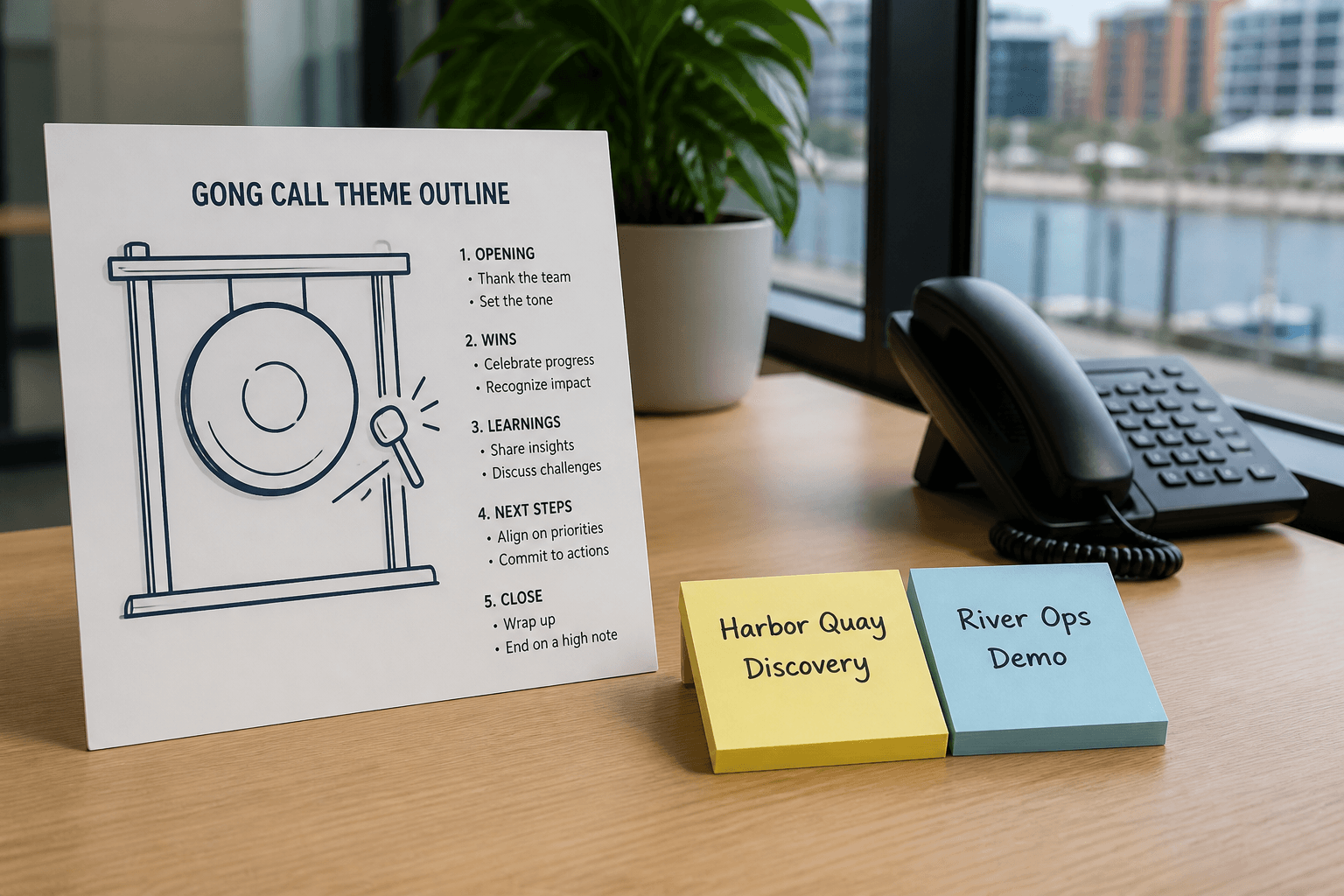 Gong Call Theme Outline from Transcript Inventory (No Invented Win Rates)