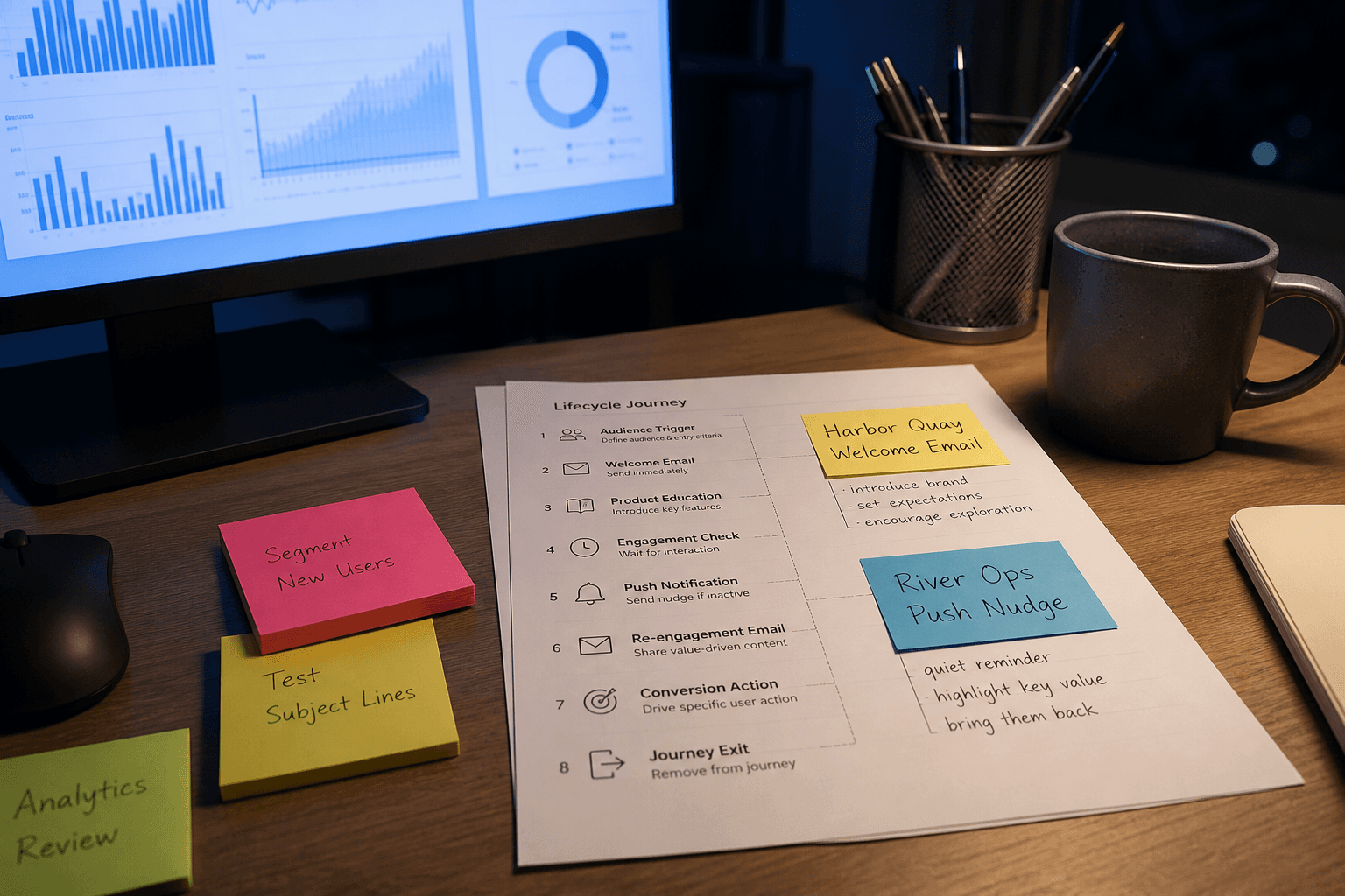 Iterable Journey Step Checklist from Campaign Inventory (No Invented Open Rates)