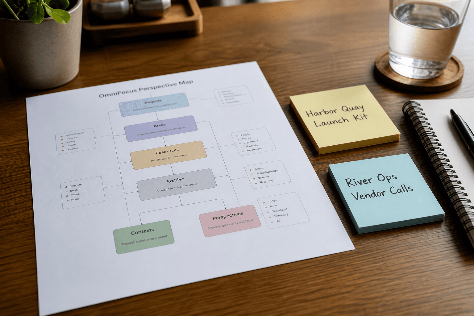 OmniFocus Perspective Map from Project Inventory (No Invented Assignees)