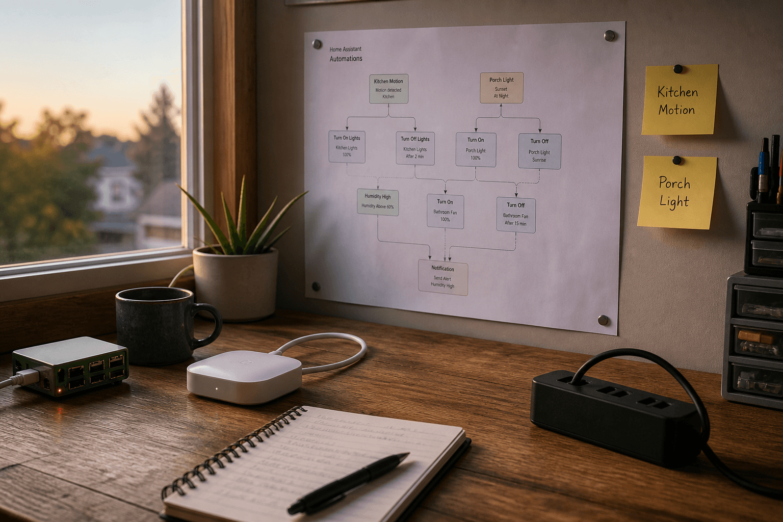 Home Assistant Automations Map from Entity Inventory (No Invented Devices)