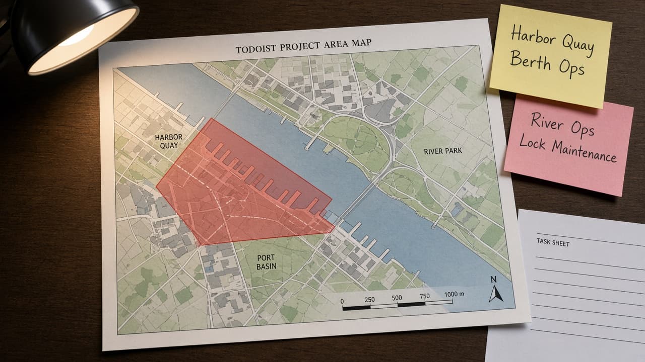 Todoist Project Area Map from Project Inventory (No Invented Assignees)