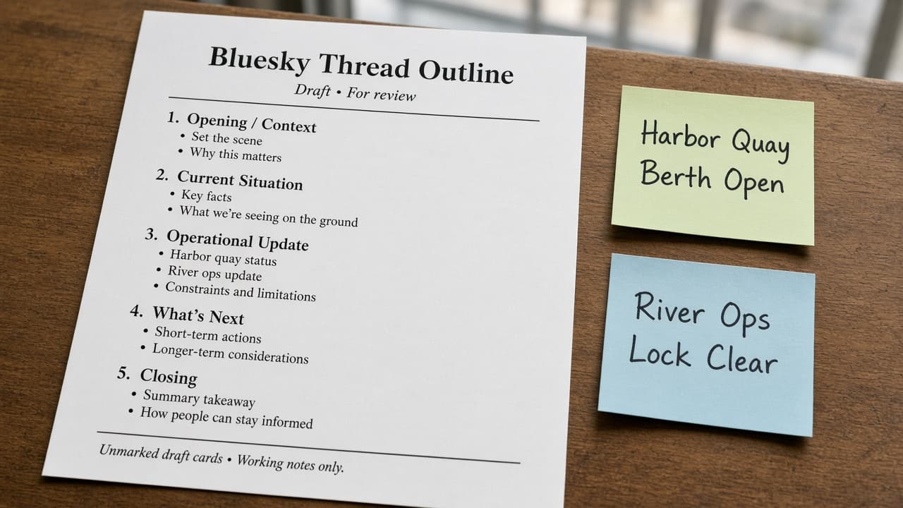 Bluesky Thread Outline from Draft Inventory (No Invented Like Counts)