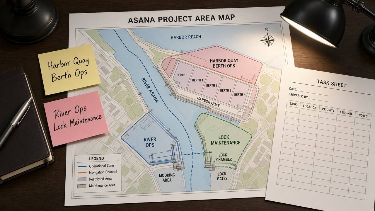 Asana Project Area Map from Project Inventory (No Invented Assignees)