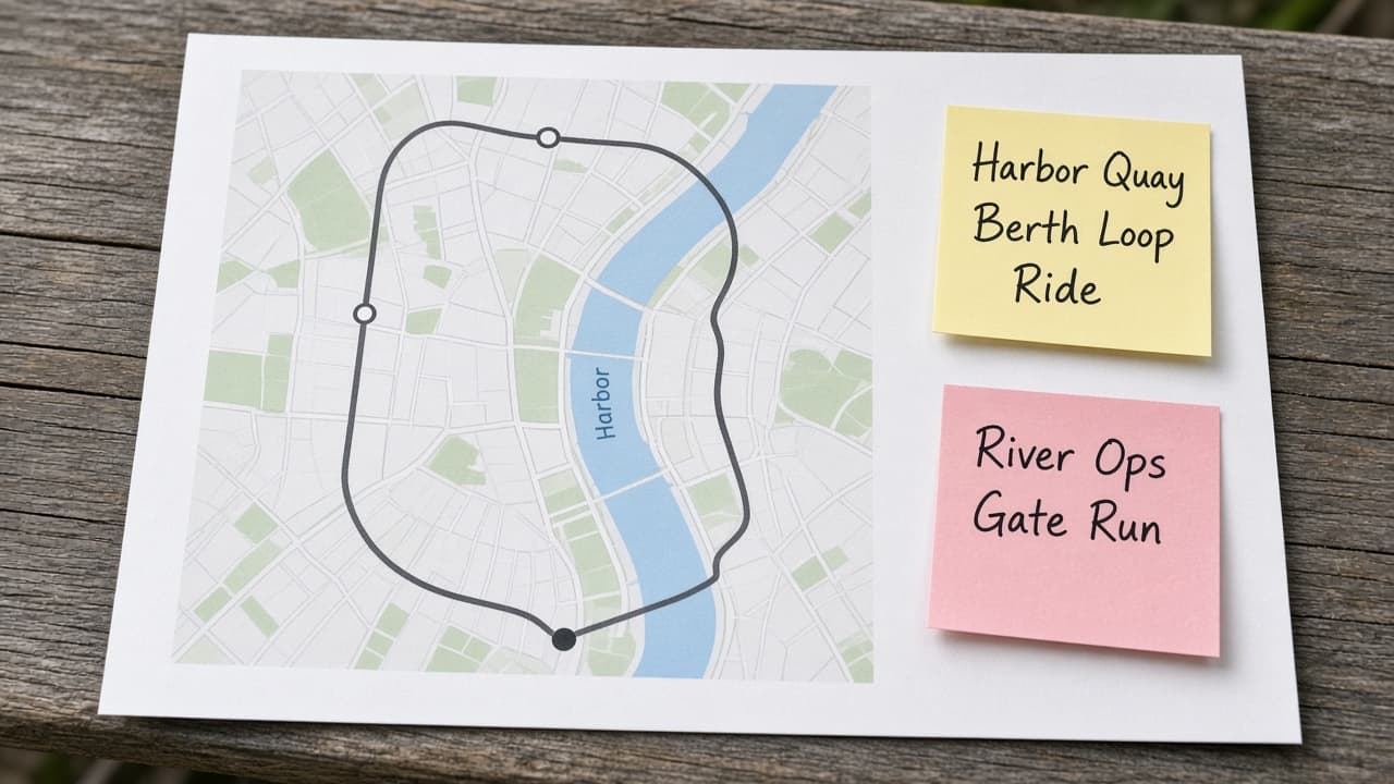 Strava Activity Segment Map from Workout Inventory (No Invented PR Times)
