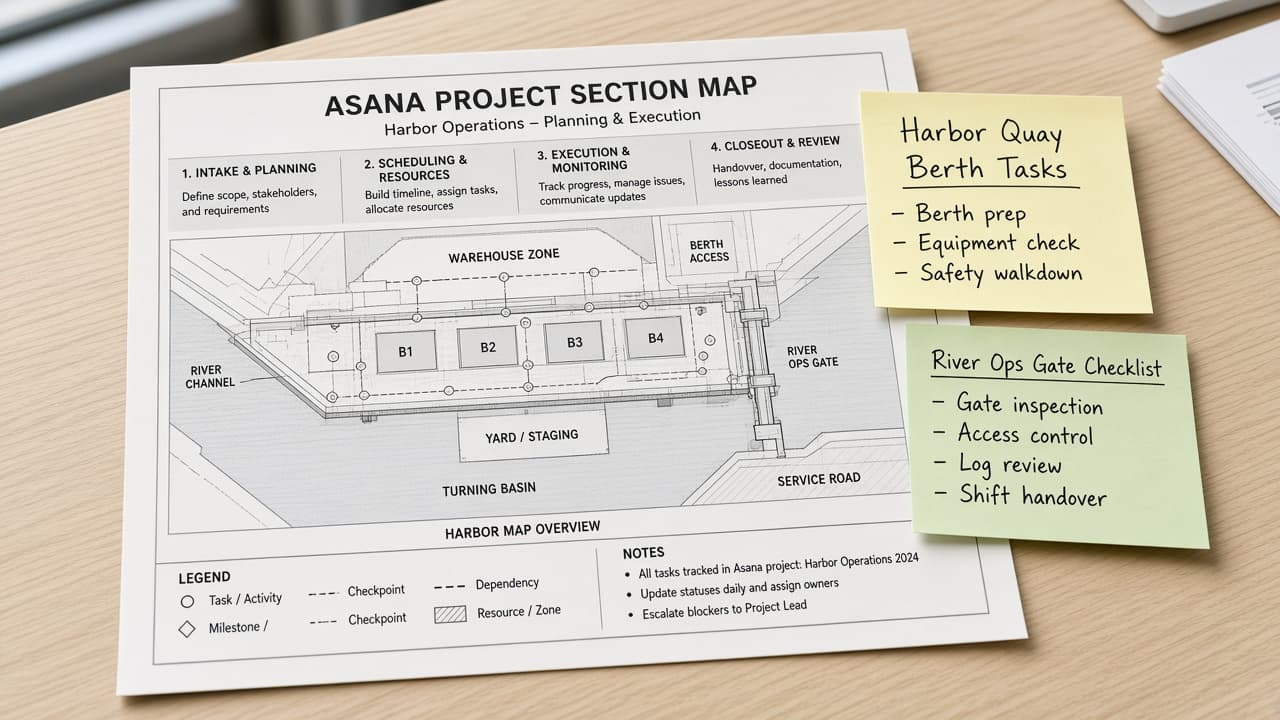 Asana Project Section Map from Workspace Inventory (No Invented Completion Rates)