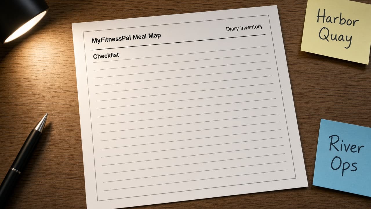 MyFitnessPal Meal Map from Diary Inventory (No Invented Macros)