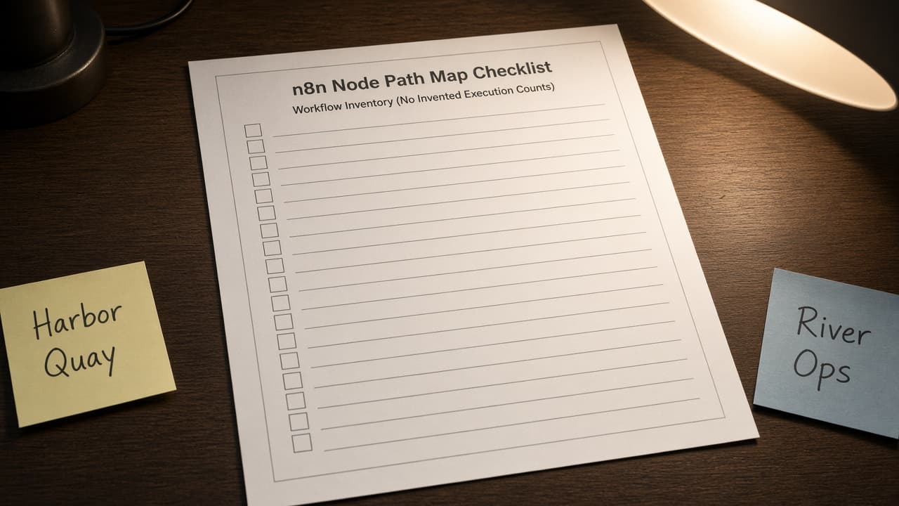 n8n Node Path Map from Workflow Inventory (No Invented Execution Counts)