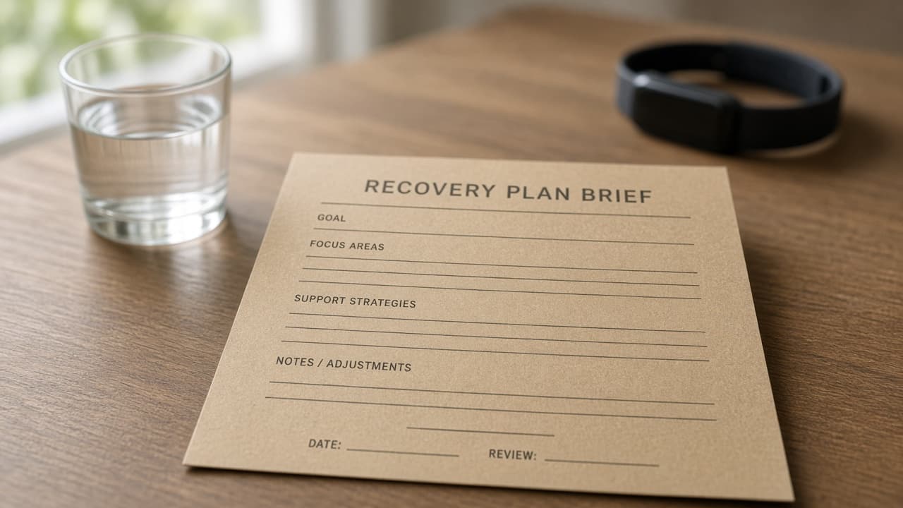 Whoop Recovery Plan Brief from Metric Inventory (No Invented HRV Scores)