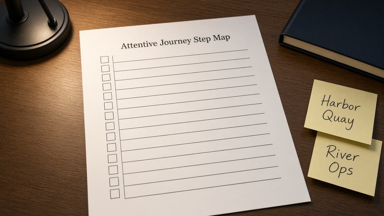 Attentive Journey Step Map from Campaign Inventory (No Invented Open Rates)