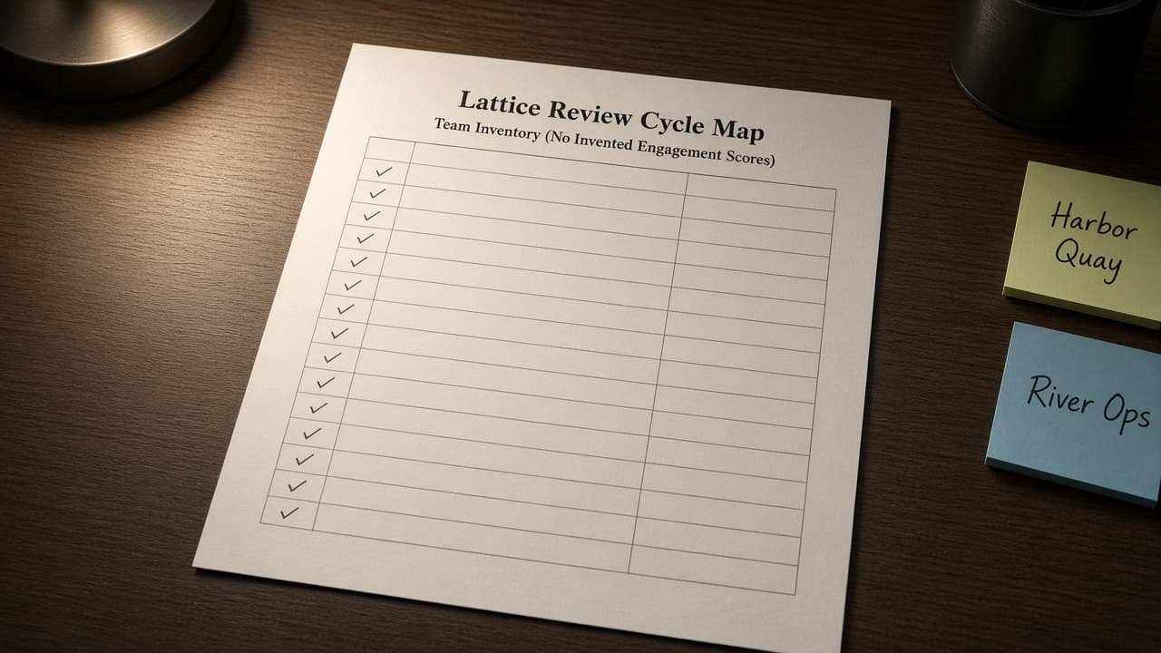 Lattice Review Cycle Map from Team Inventory (No Invented Engagement Scores)