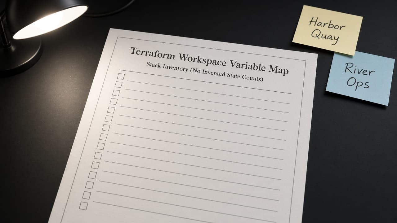 Terraform Workspace Variable Map from Stack Inventory (No Invented State Counts)