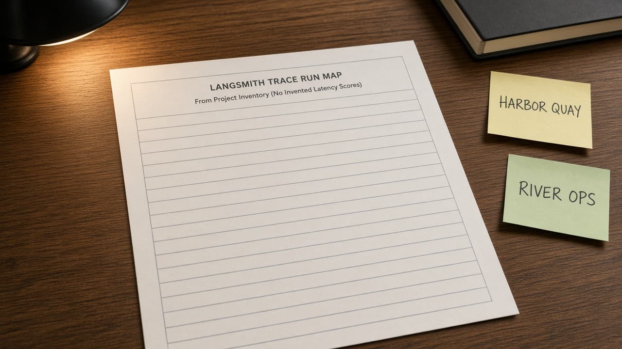 LangSmith Trace Run Map from Project Inventory (No Invented Latency Scores)