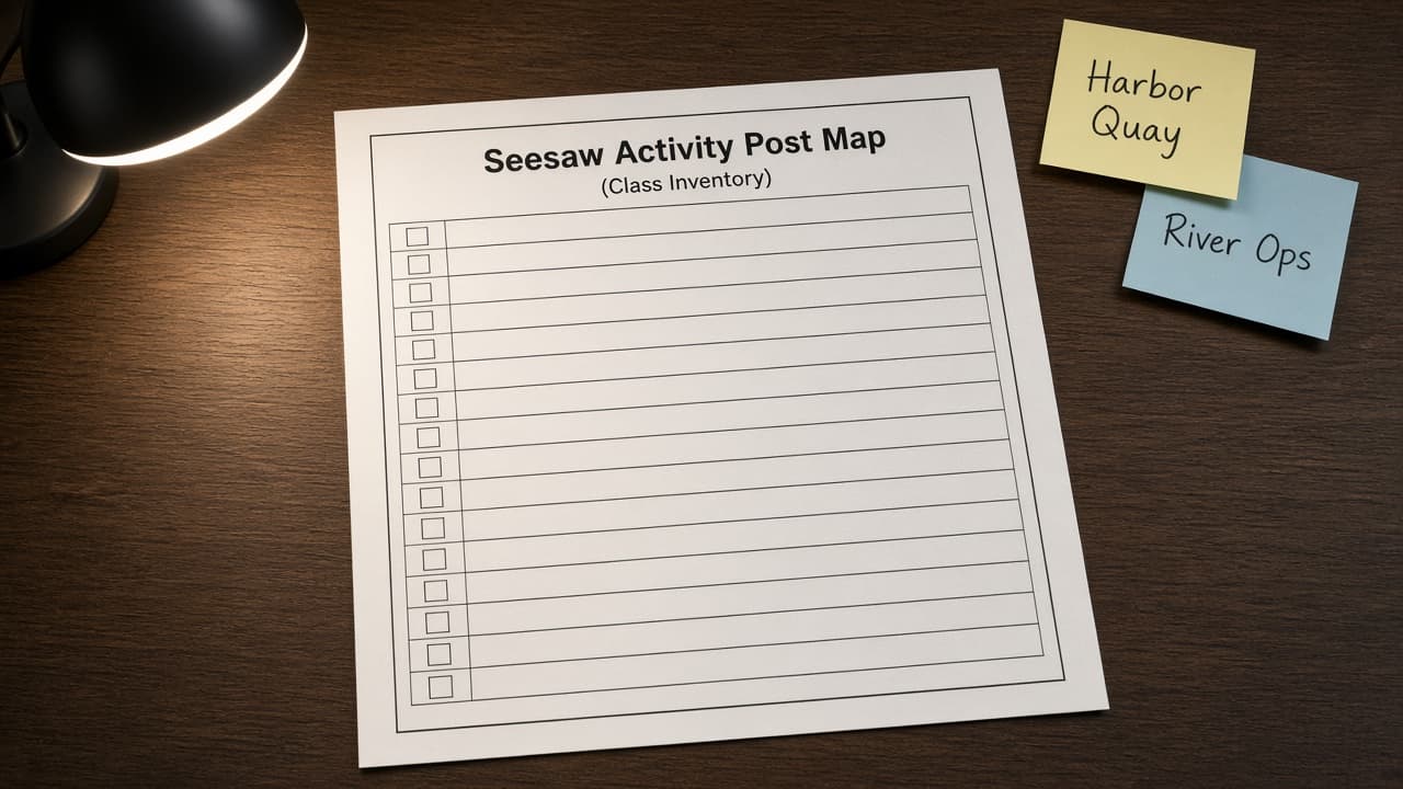 Seesaw Activity Post Map from Class Inventory (No Invented Engagement Percents)