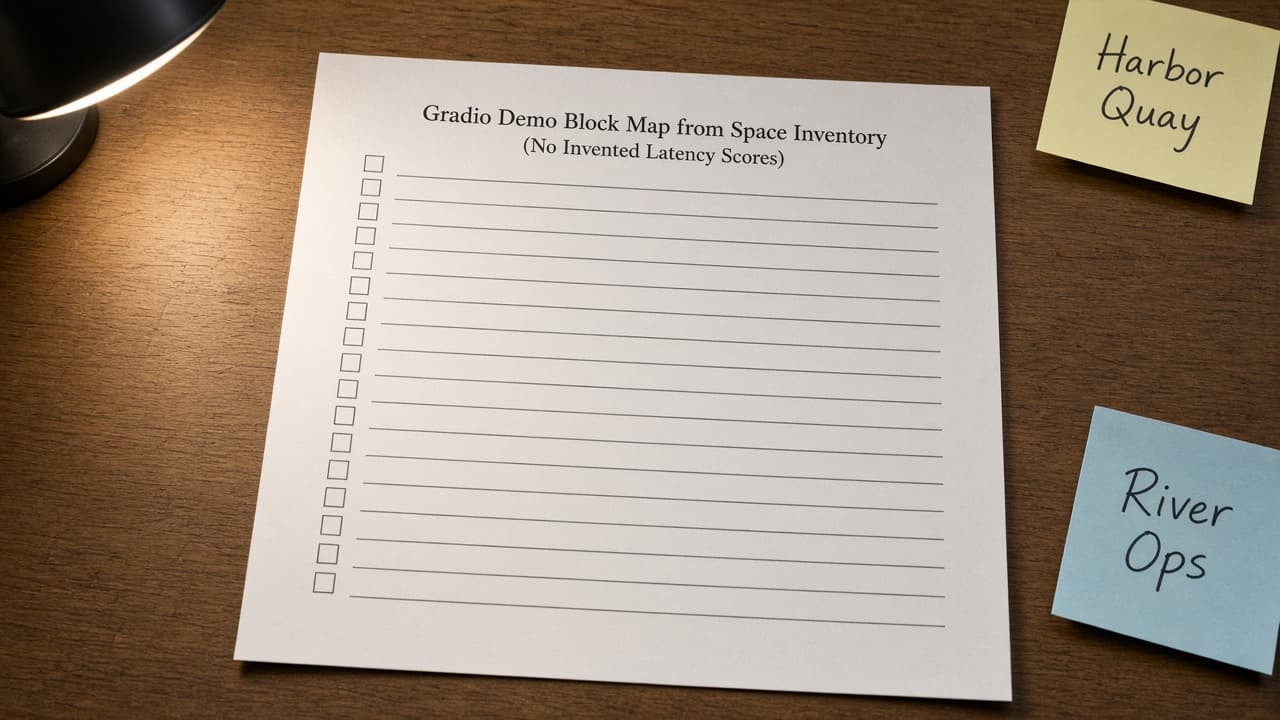 Gradio Demo Block Map from Space Inventory (No Invented Latency Scores)