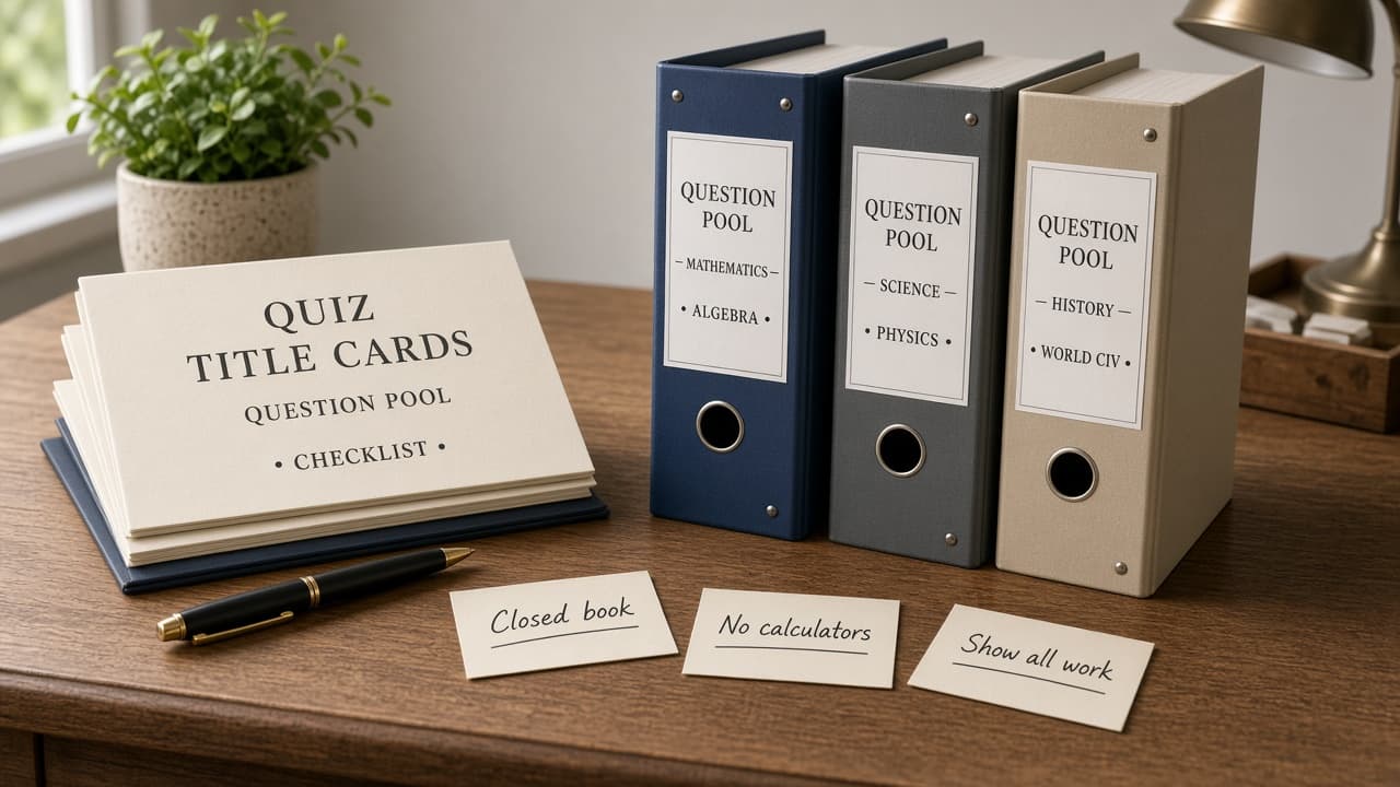 Brightspace Quiz Question Pool Checklist from Exam Notes (No Invented Score Averages)
