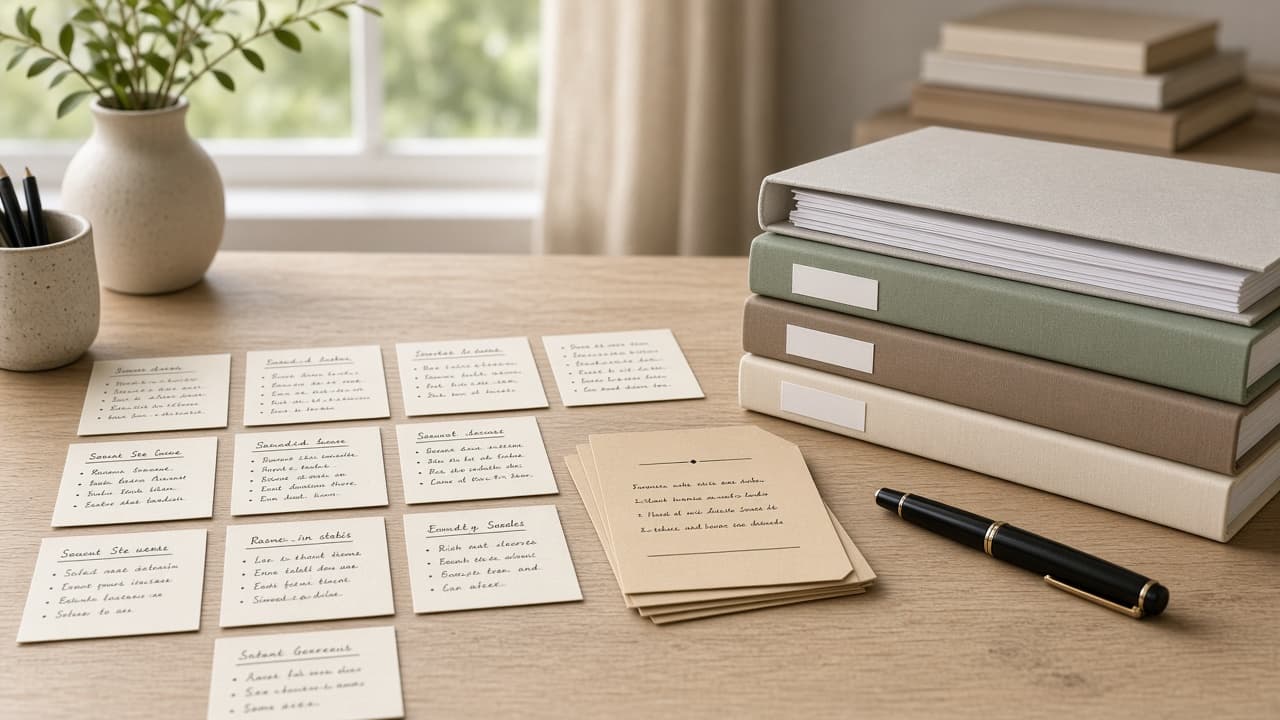 Vellum Compile Style Export Checklist from Notes (No Invented Word Counts)