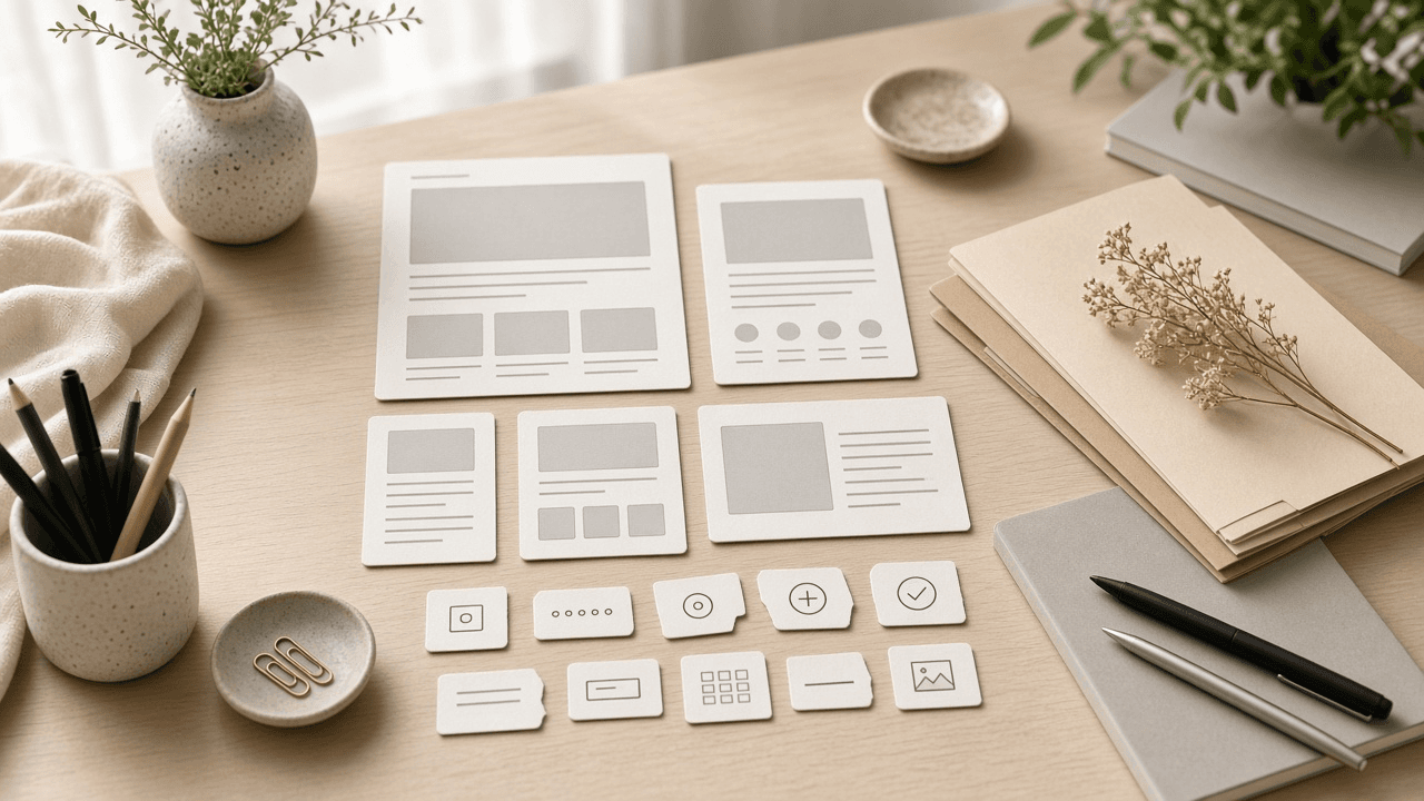 Visily Component Page Section Checklist from Design Notes (No Invented Coverage Percents)
