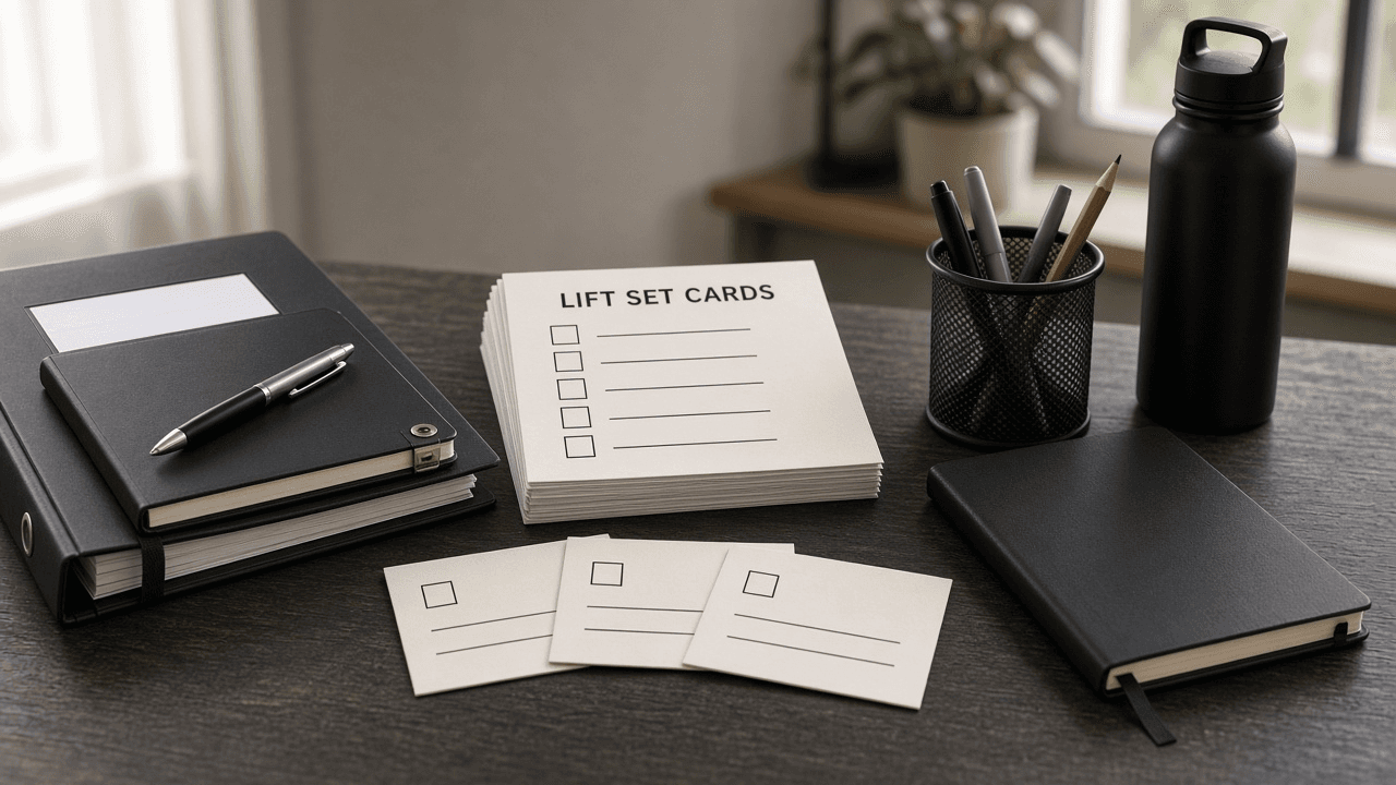 Strong Workout Lift Checklist from Training Notes (No Invented PRs or Body Metrics)