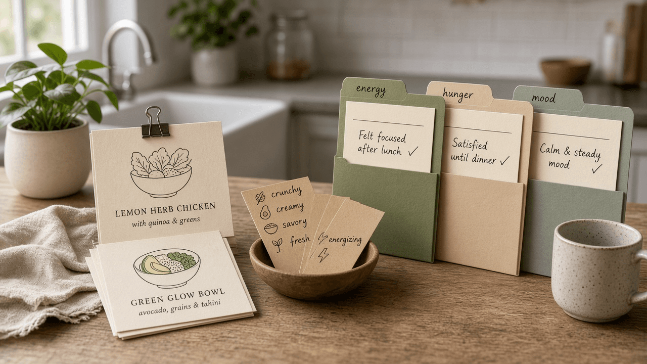 Cronometer Recipe Food Checklist from Diary Notes (No Invented Macro Totals)