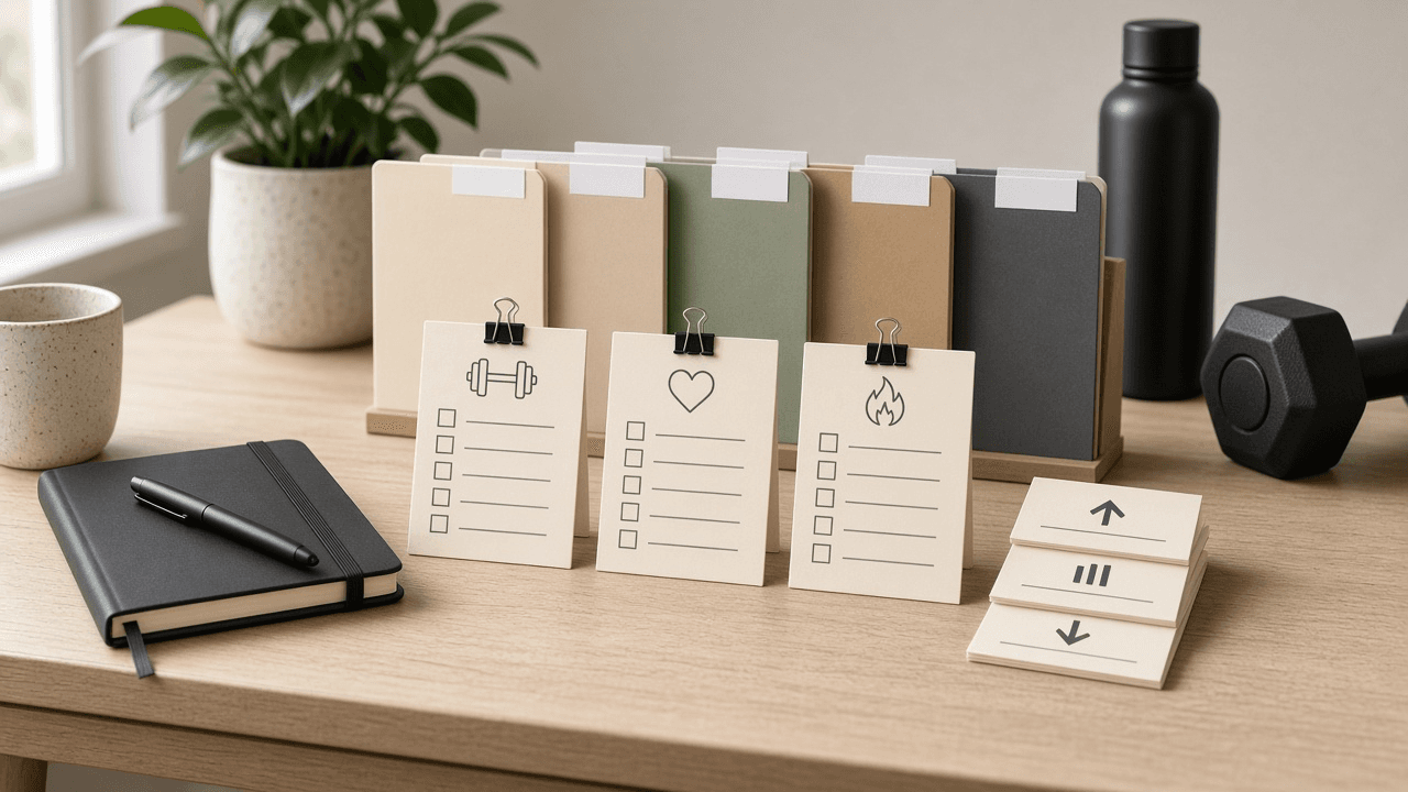 MyFitnessPal Exercise Diary Checklist from Workout Notes (No Invented Calorie Totals)