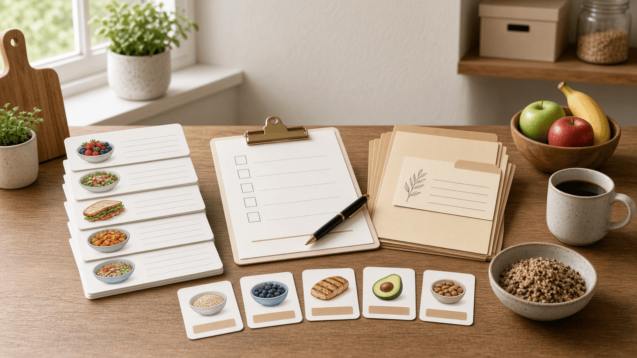 Lose It Food Diary Entry Checklist from Pantry Notes (No Invented Calorie Totals)