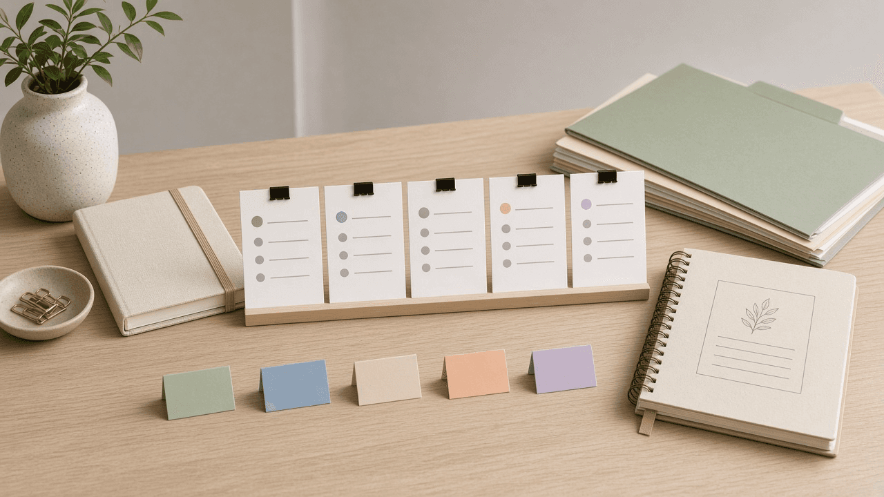 ClickUp Space List Task Status Checklist from Planner Notes (No Invented Completion Rates)