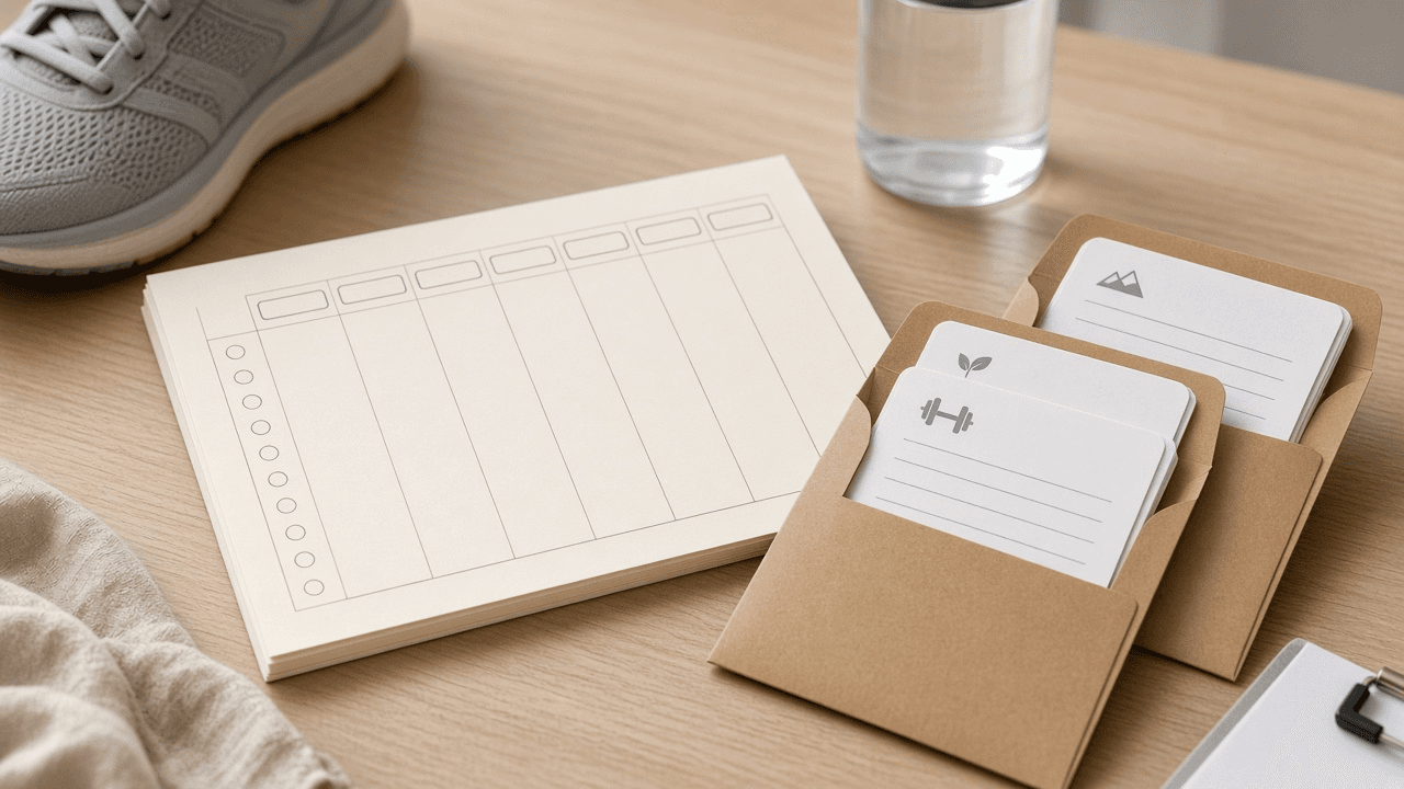 Strava Week-Plan Activity-Block Checklist from Activity Notes (No Invented Pace Calorie Totals)
