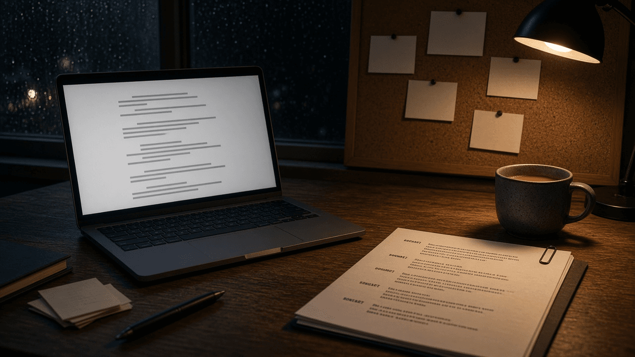 Fountain Screenplay Formatter: Turn a Scene Treatment into Clean Fountain Markup with Dual Dialogue, Notes, and Title Page