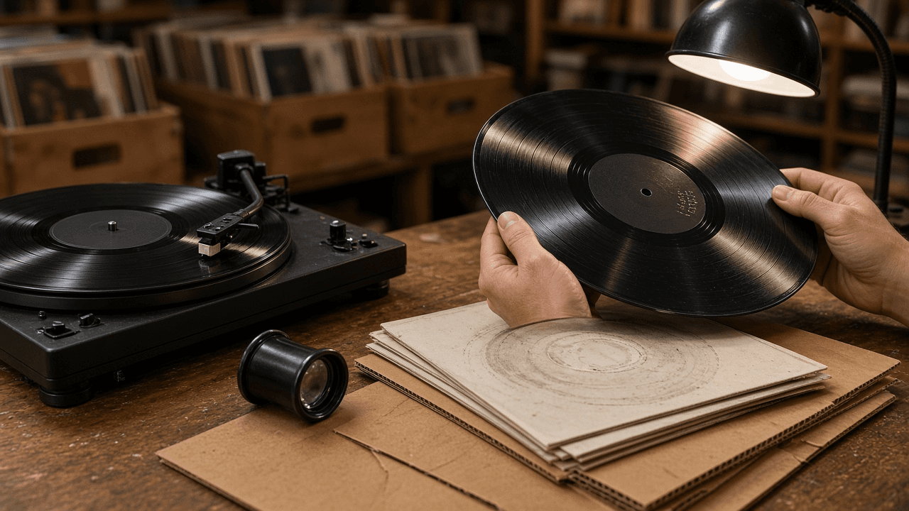 Discogs Marketplace Listing Writer for Used Vinyl: Goldmine Media and Sleeve Grades, Exact Pressing Match, and Honest Condition Comments