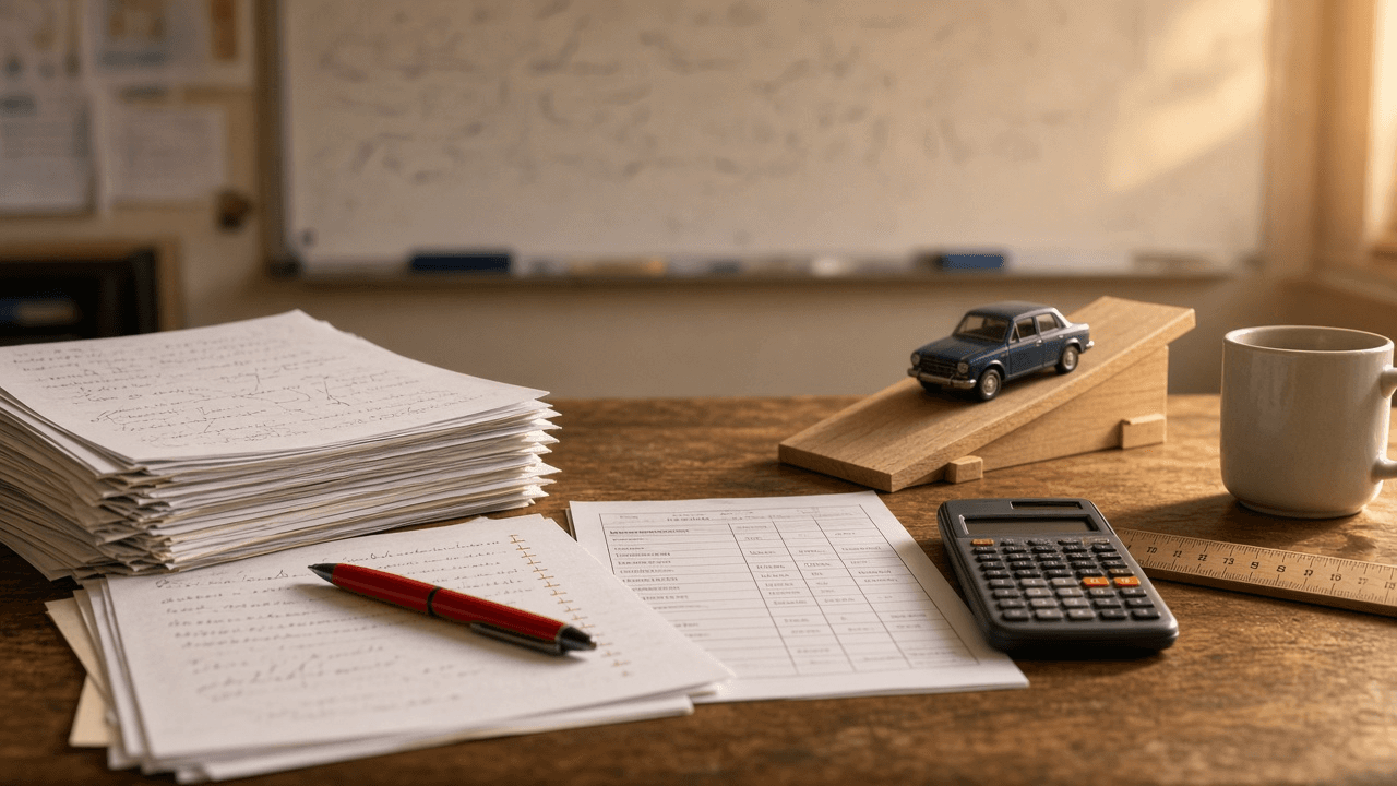 Exam Board Style Mark Scheme Writer: Structured Physics Questions with M1, A1, B1 Marks, ECF Rules, and Allow or Ignore Notes