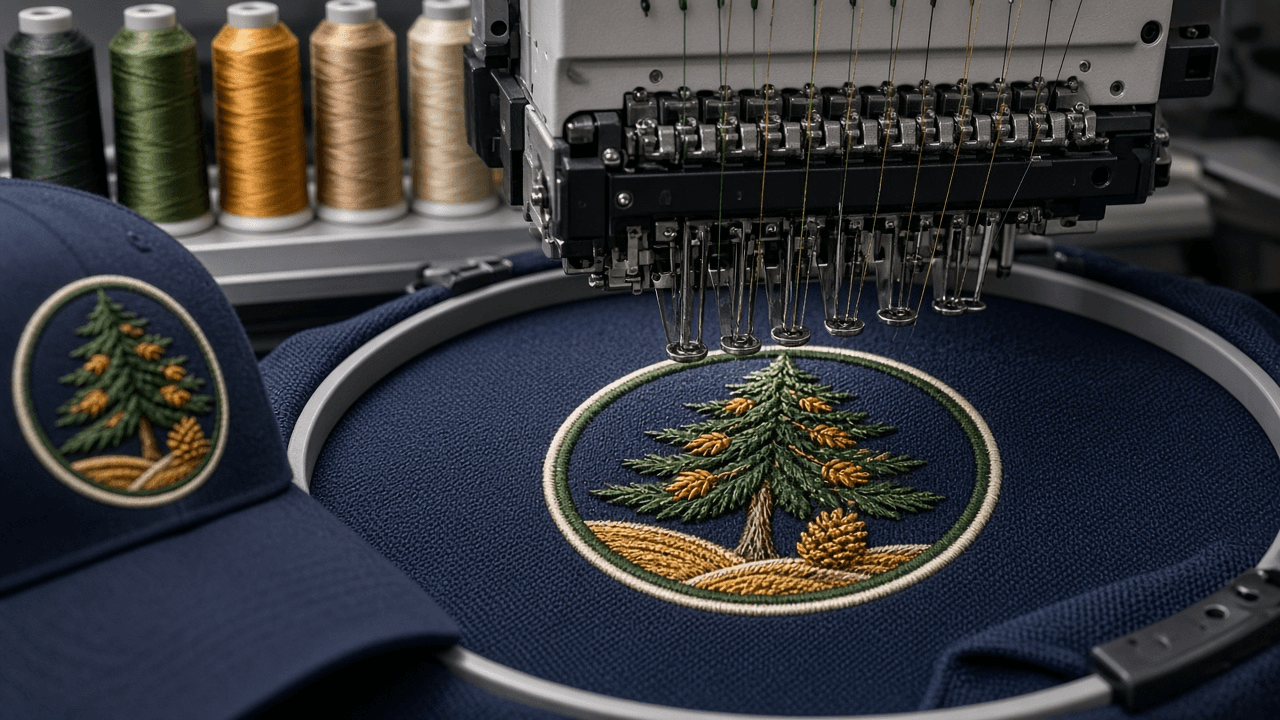 Embroidery Digitizing Spec Sheet Writer: Logo Simplification, Minimum Text Height, Satin vs Fill Choices, Underlay and Pull Compensation, Thread Color Matching, and DST or PES File Handoff