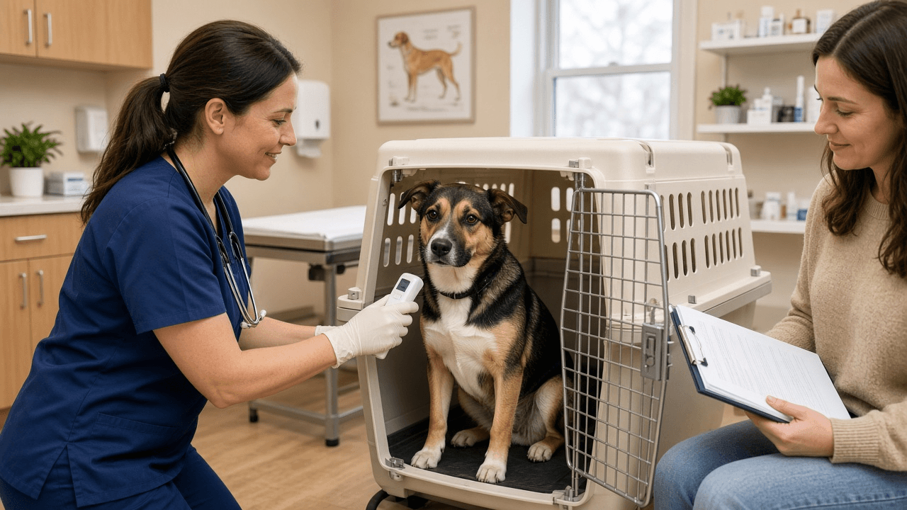 International Pet Travel Planner for Dogs and Cats Leaving the US: Destination Rules, ISO Microchip Before Rabies Vaccine, Wait Periods and Titer Tests, USDA APHIS Endorsed Health Certificate Timing, and Return Entry Rules