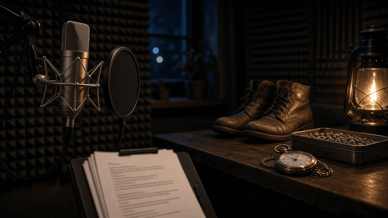 Audio Drama Script Writer: Scene Headings, SFX and Music Cues, Voice Only Exposition, Cast and Sound Lists for Fiction Podcasts