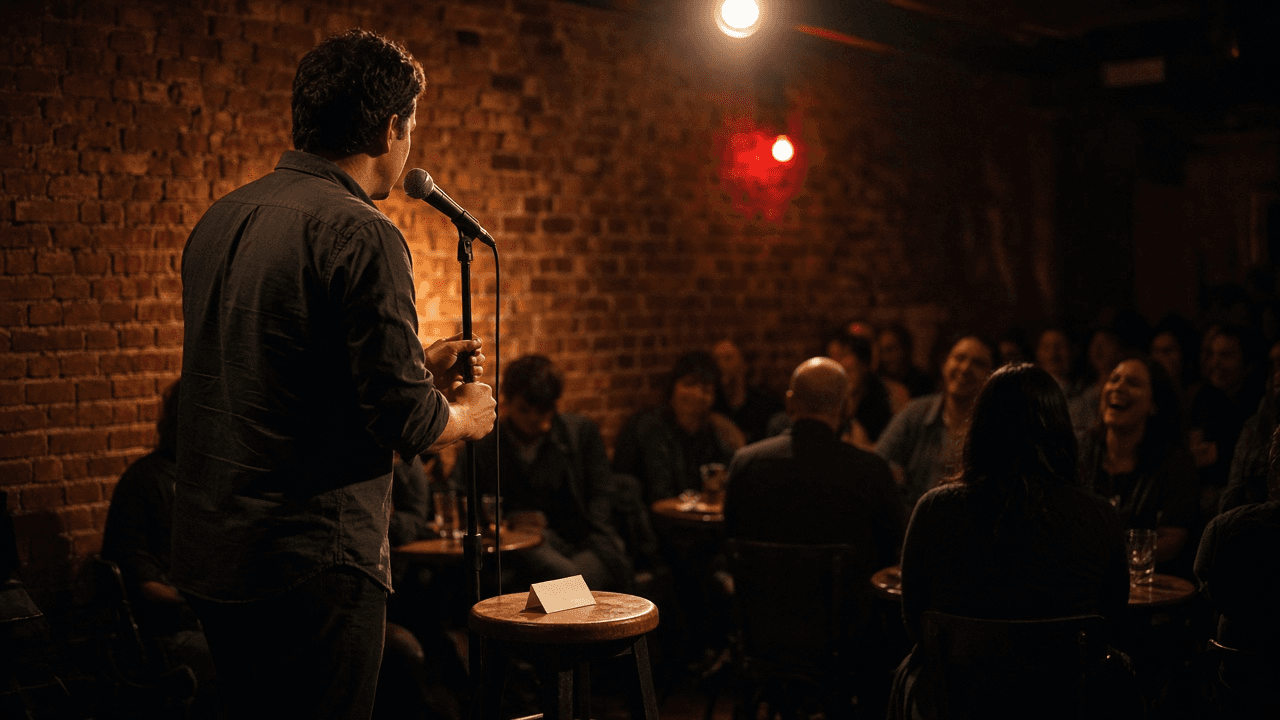 Stand-Up Comedy Five Minute Set Builder: Premise and Punchline Audit, Setup Cuts, Tags and Callbacks, Light Timing Plan, and an Index Card Set List