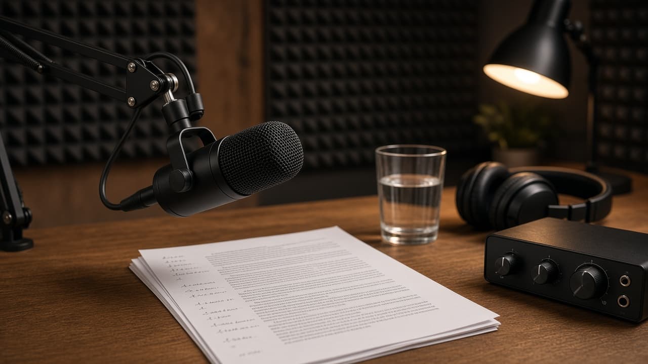 Podcast Script Writer: Solo Episode With Timed Segments