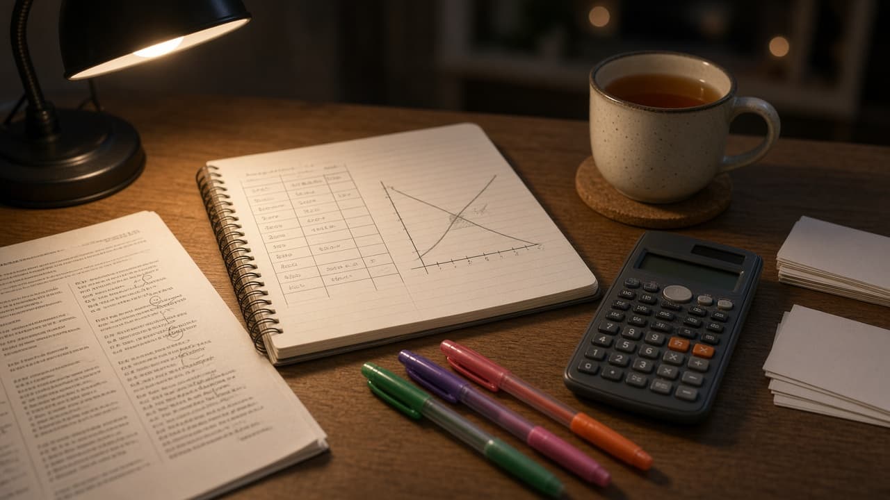 Exam Study Prompt: Practice Test and Mistake Log From Notes