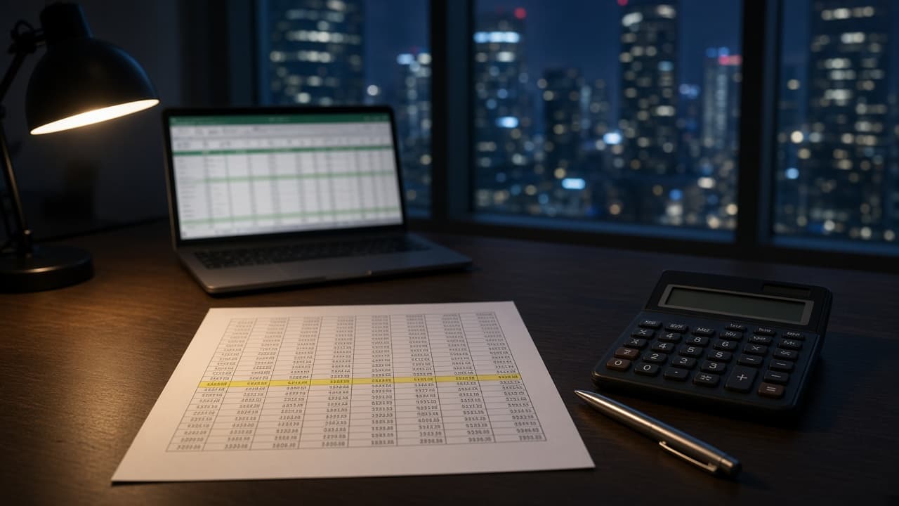Investment Banking Comps Table from Pasted Company Data