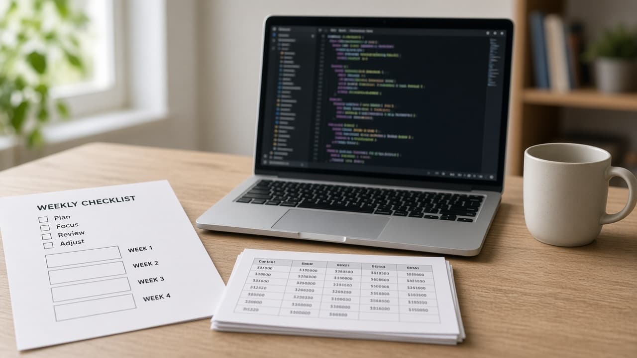 Python Learning Sprint from Goals and Weekly Hours